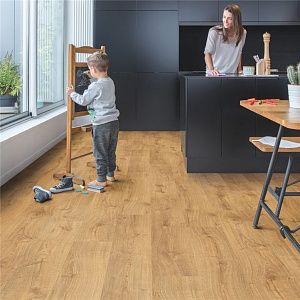 Плитка ПВХ Quick Step Livyn Pulse Click Plus PUCP PUCP40088   Дуб осенний медовый фото 4 | FLOORDEALER